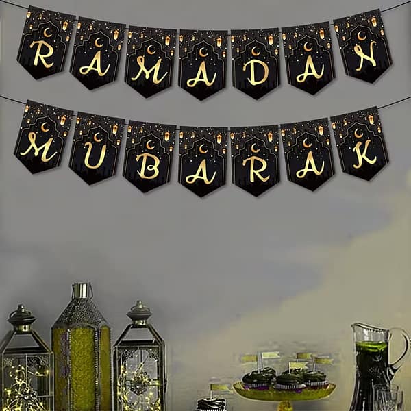 guirlande décorative ramadan mubarak