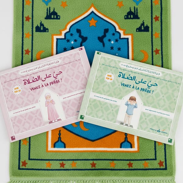 venez à la prière livre pop up version fille / garçon