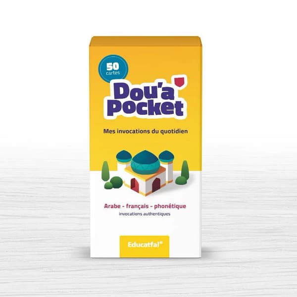 doua-pocket-50-jolies-cartes-dinvocations-arabe-francais-phonetique-educatfal